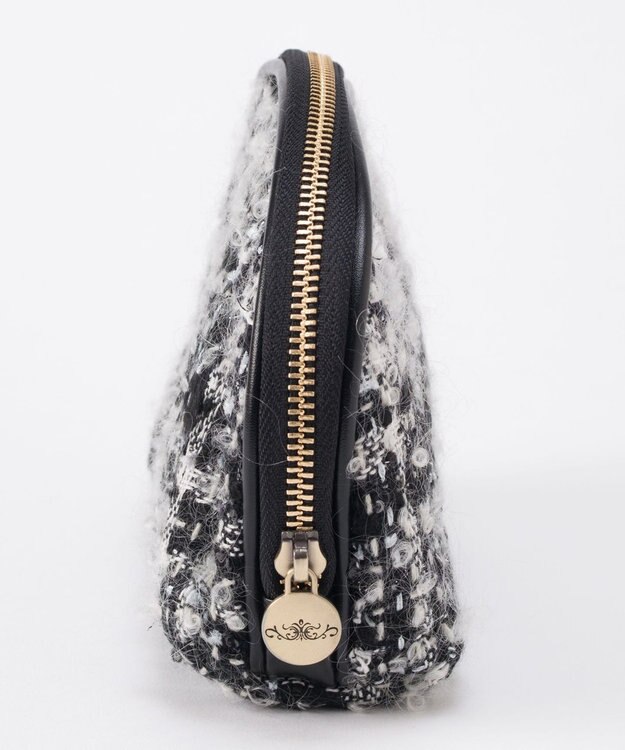 GRACE CONTINENTAL ファブリックシェルポーチ ブラック