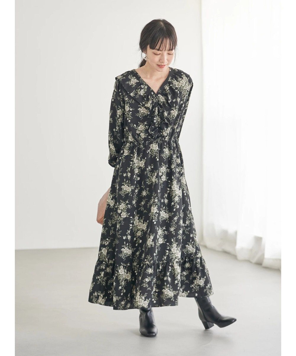 フラワーラッフルワンピース Earth Music Ecology ファッション通販 公式通販 オンワード クローゼット
