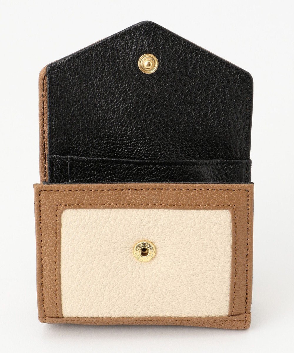 UNBILLION ペルケ perche トリミング配色外ガマミニウォレット 