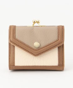 UNBILLION ペルケ perche トリミング配色外ガマミニウォレット