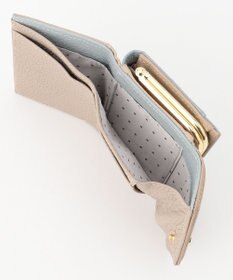 UNBILLION ペルケ perche トリミング配色外ガマミニウォレット