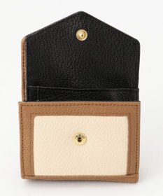 UNBILLION ペルケ perche トリミング配色外ガマミニウォレット