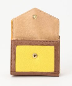 UNBILLION ペルケ perche トリミング配色外ガマミニウォレット