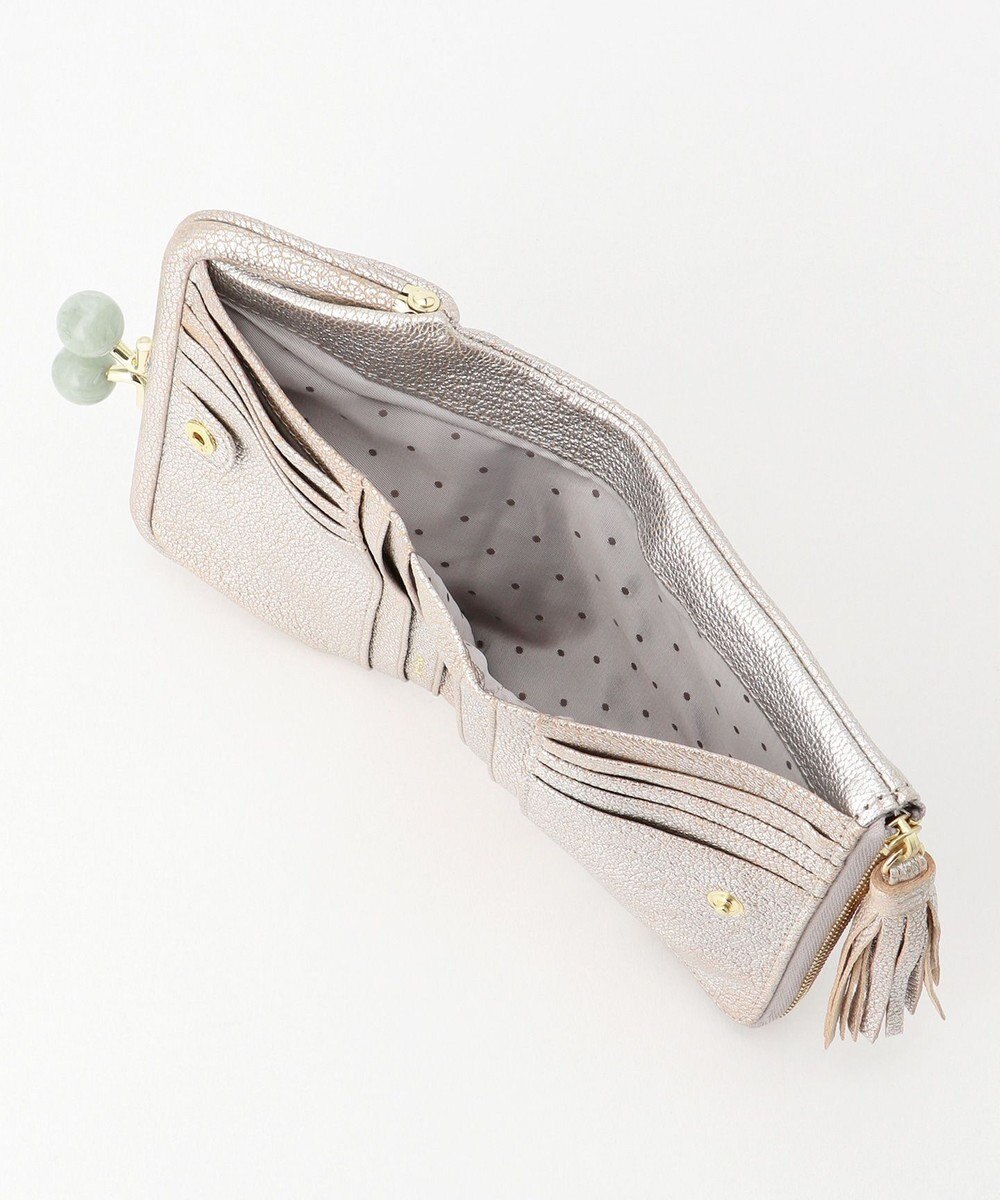 UNBILLION ペルケ perche / アクリル玉がま口2つ折り財布 