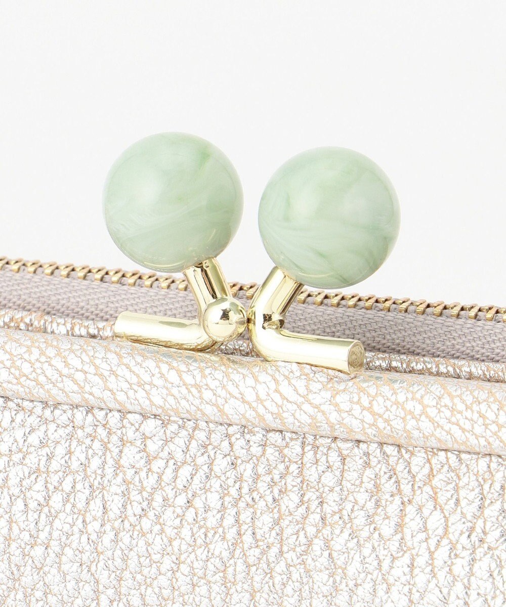 UNBILLION ペルケ perche / アクリル玉がま口2つ折り財布 