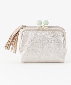 UNBILLION ペルケ perche / アクリル玉がま口2つ折り財布