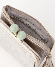 UNBILLION ペルケ perche / アクリル玉がま口2つ折り財布