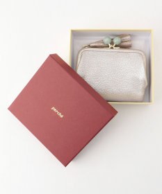 UNBILLION ペルケ perche / アクリル玉がま口2つ折り財布