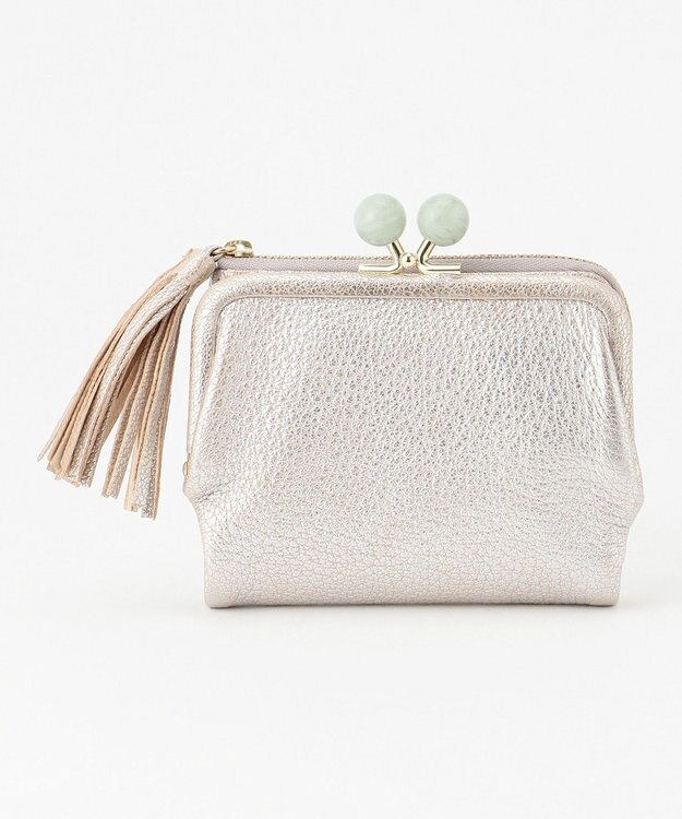 UNBILLION ペルケ perche / アクリル玉がま口2つ折り財布 SVGN