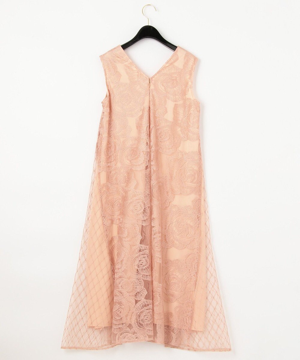 GRACE CONTINENTAL ローズembコンビドレス 