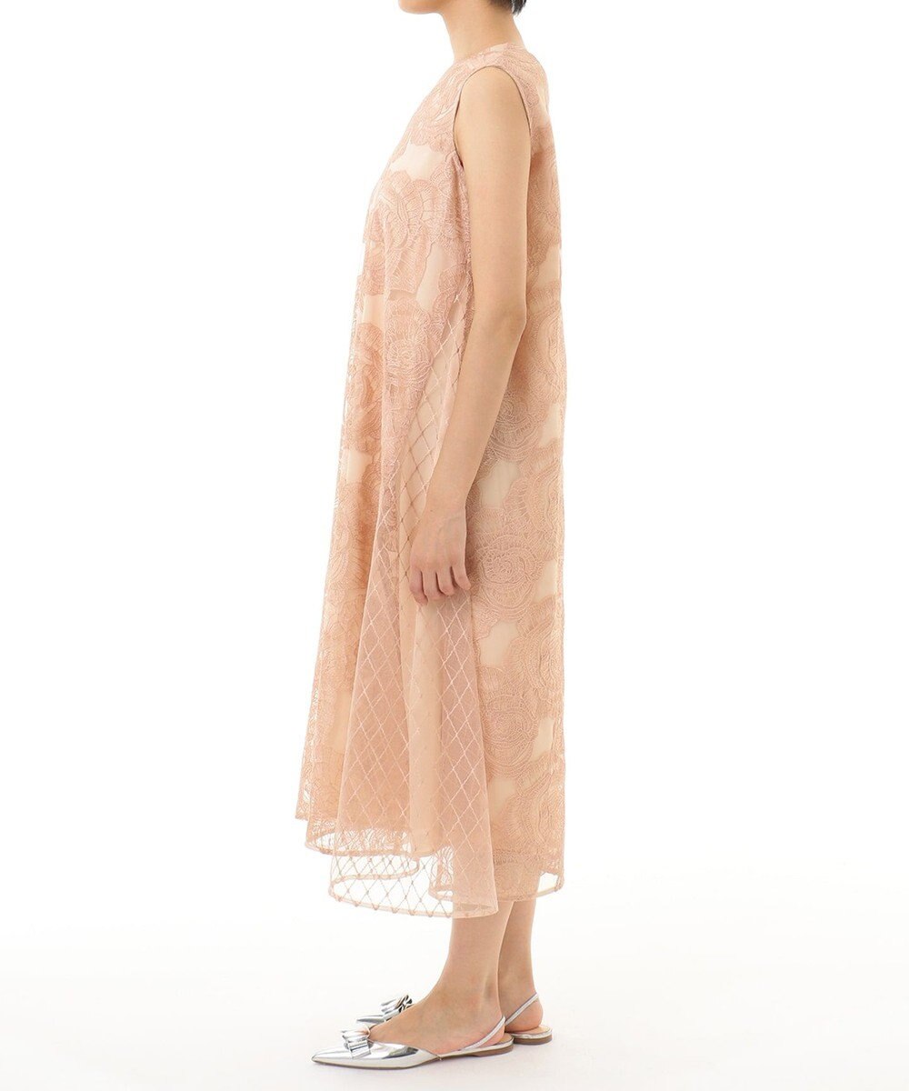 GRACE CONTINENTAL ローズembコンビドレス 