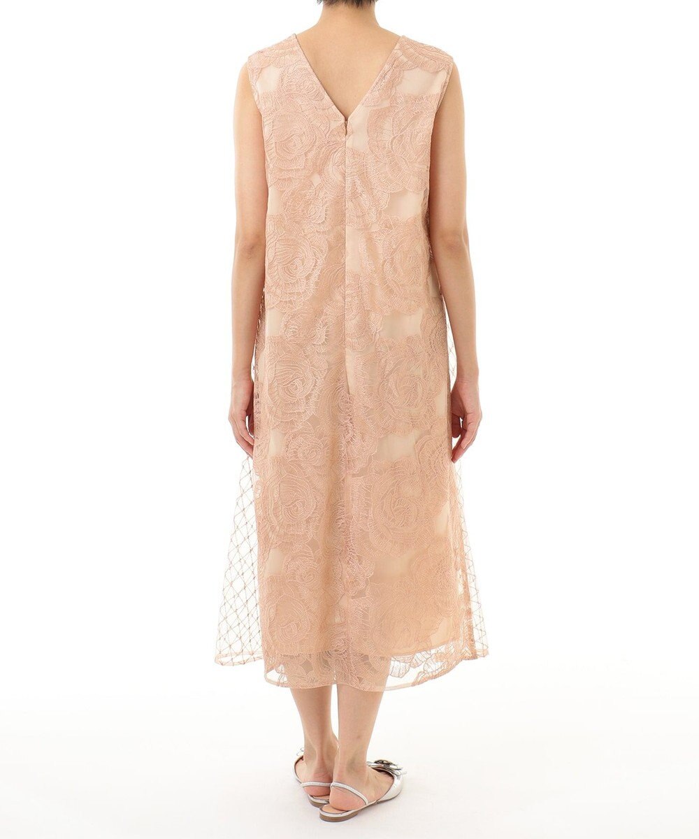 GRACE CONTINENTAL ローズembコンビドレス 