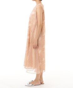 GRACE CONTINENTAL ローズembコンビドレス