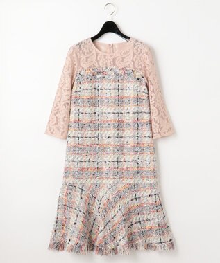 レース切替ツイードワンピース Grace Continental ファッション通販 公式通販 オンワード クローゼット