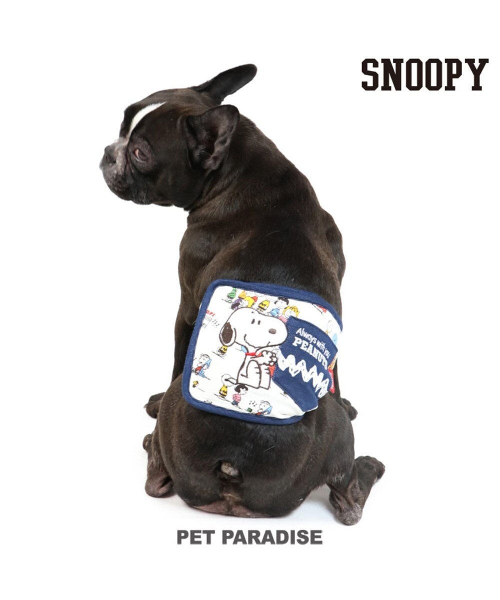 PET PARADISE スヌーピー クラッシク マナーベルト 〔中型・大型犬〕 白~オフホワイト