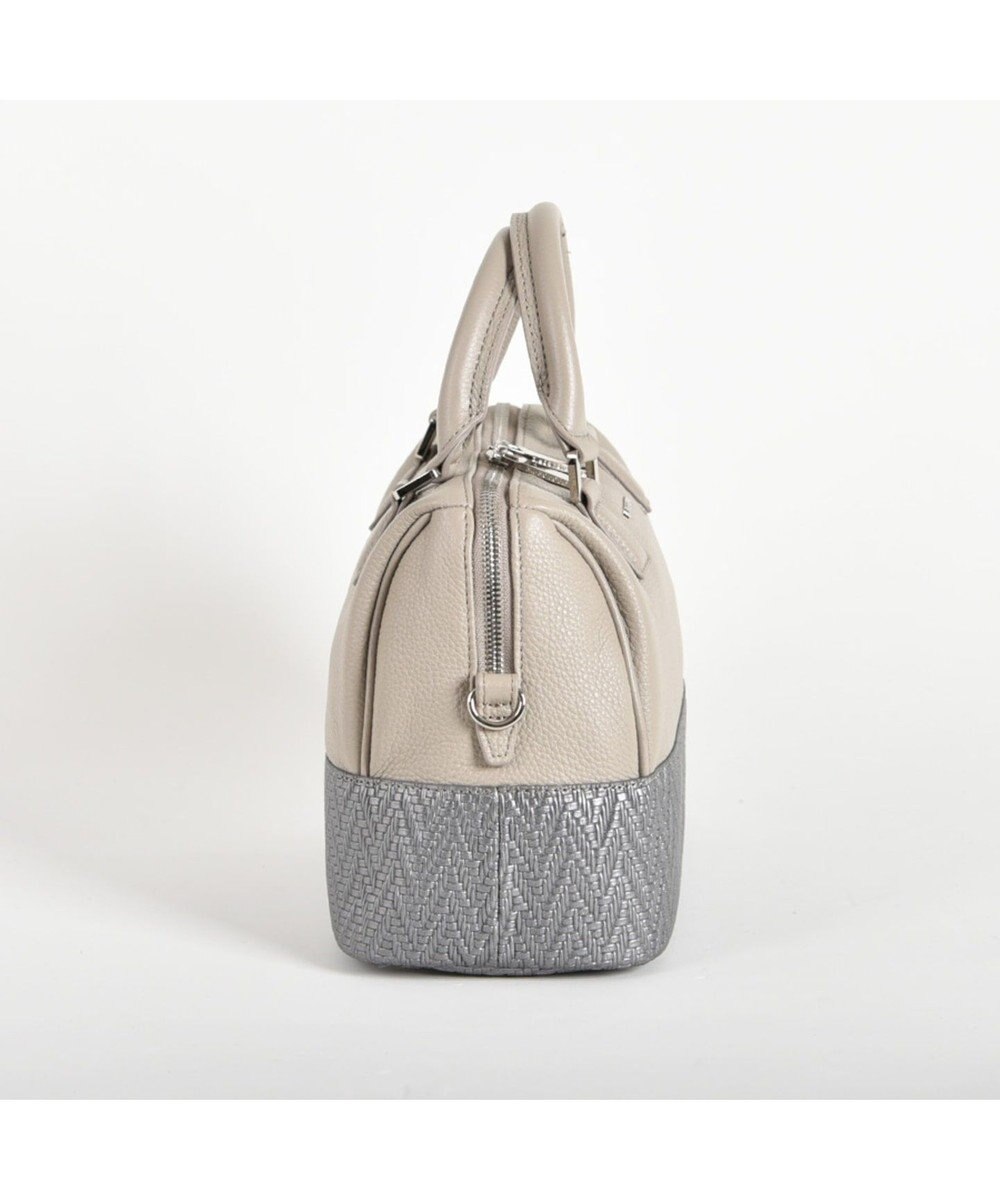 LA BAGAGERIE レザー×メッシュコンビ2Wayボストン 