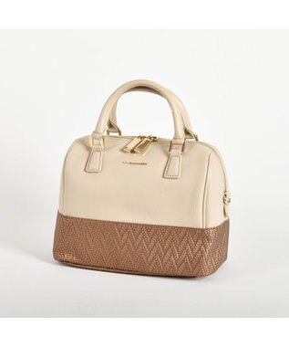 LA BAGAGERIE レザー×メッシュコンビ2Wayボストン