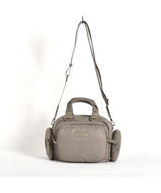 Y'SACCS リサイクルナイロン2WAYハンドボストン グレージュ