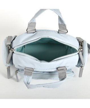 Y'SACCS リサイクルナイロン2WAYハンドボストン ライトブルー