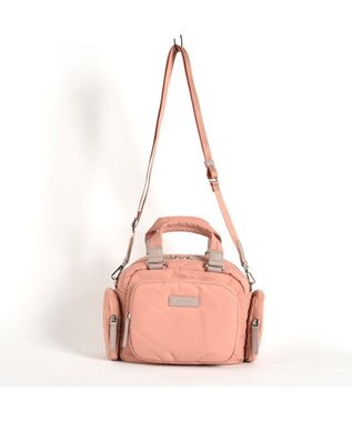 Y'SACCS リサイクルナイロン2WAYハンドボストン コーラル