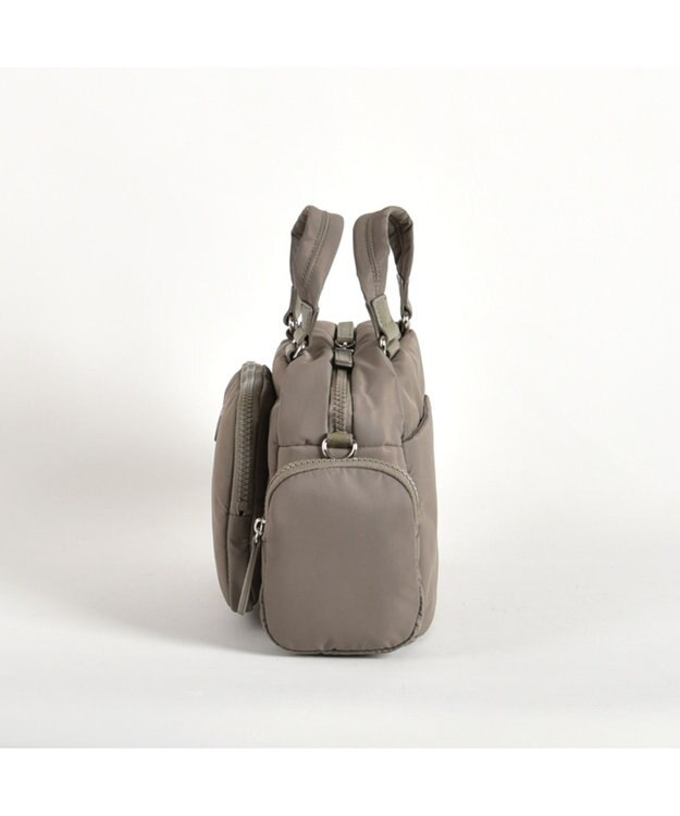Y'SACCS リサイクルナイロン2WAYハンドボストン グレージュ