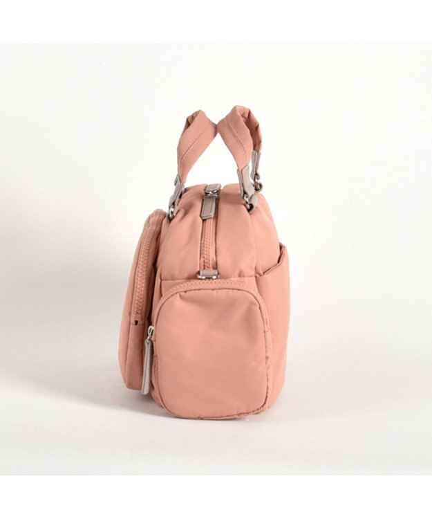 Y'SACCS リサイクルナイロン2WAYハンドボストン コーラル