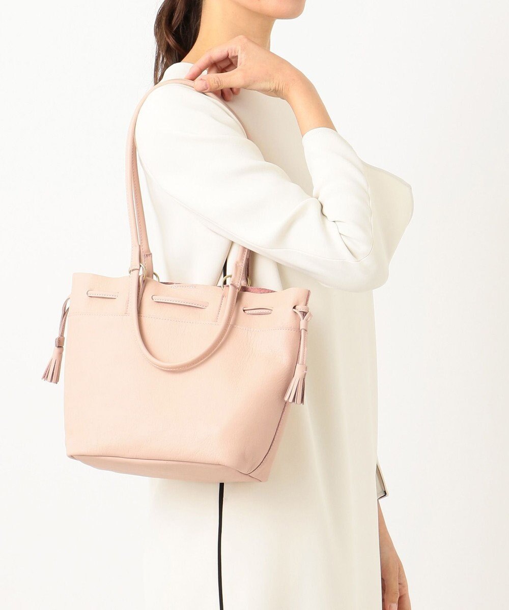 UNBILLION perche 抗菌レザー3wayドロストショルダーバッグ 