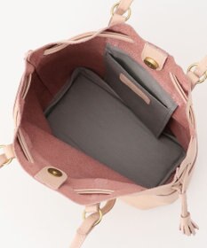 UNBILLION perche 抗菌レザー3wayドロストショルダーバッグ