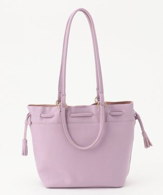 UNBILLION perche 抗菌レザー3wayドロストショルダーバッグ ラベンダー