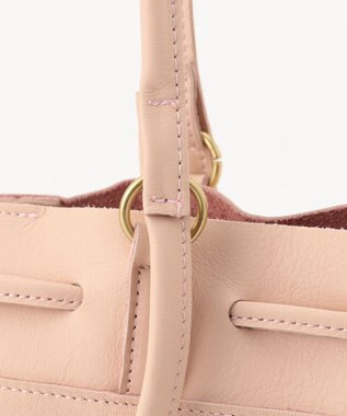 UNBILLION perche 抗菌レザー3wayドロストショルダーバッグ ライトピンク