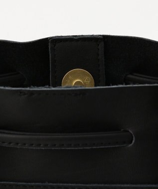 UNBILLION perche 抗菌レザー3wayドロストショルダーバッグ ブラック