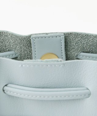 UNBILLION perche 抗菌レザー3wayドロストショルダーバッグ サックスブルー