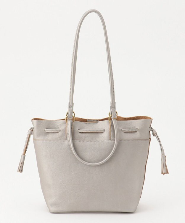 UNBILLION perche 抗菌レザー3wayドロストショルダーバッグ シルバー