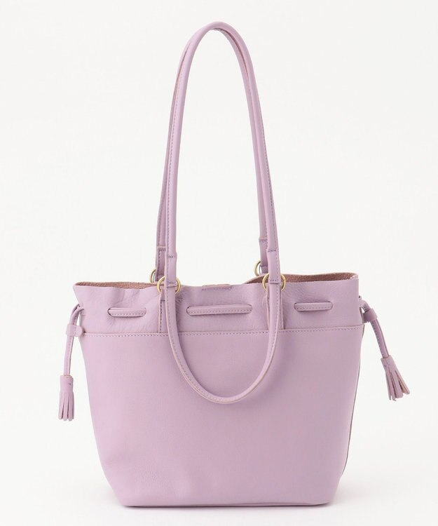 UNBILLION perche 抗菌レザー3wayドロストショルダーバッグ ラベンダー