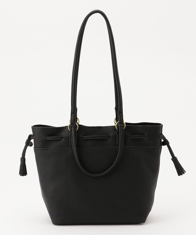 UNBILLION perche 抗菌レザー3wayドロストショルダーバッグ ブラック