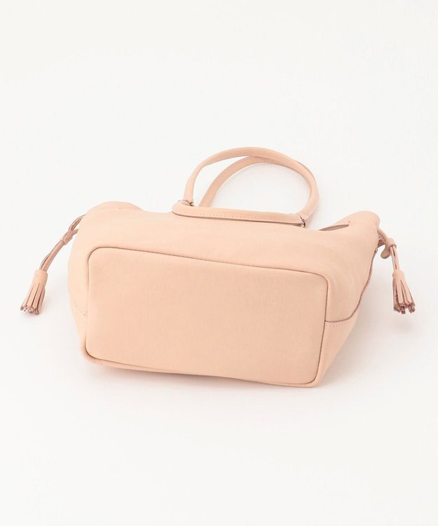 UNBILLION perche 抗菌レザー3wayドロストショルダーバッグ ライトピンク