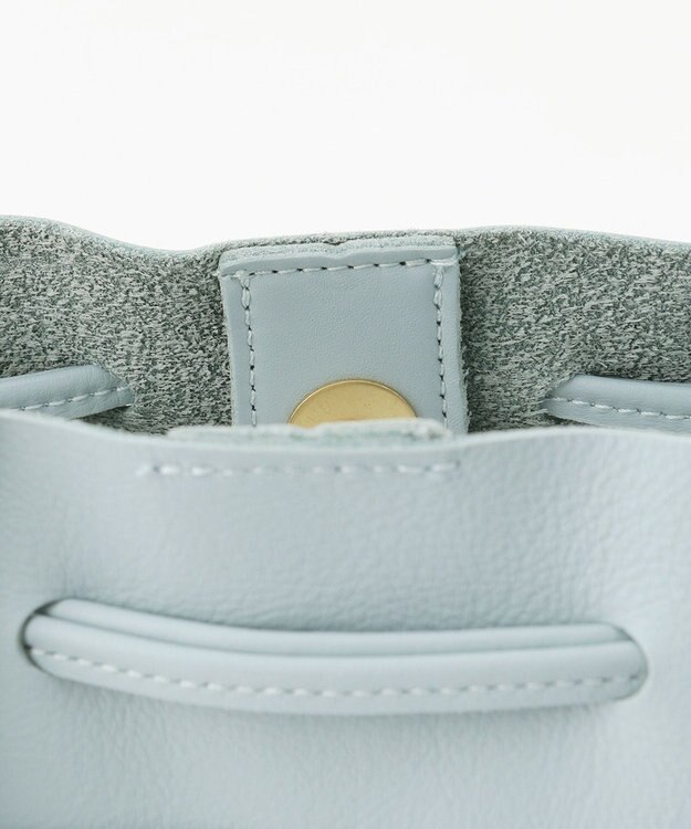 UNBILLION perche 抗菌レザー3wayドロストショルダーバッグ サックスブルー