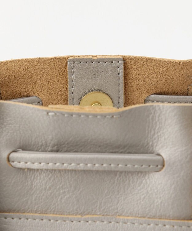 UNBILLION perche 抗菌レザー3wayドロストショルダーバッグ シルバー