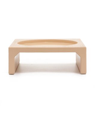 PET PARADISE 木製フードテーブル【小】（フードボウル別売り）S 茶系