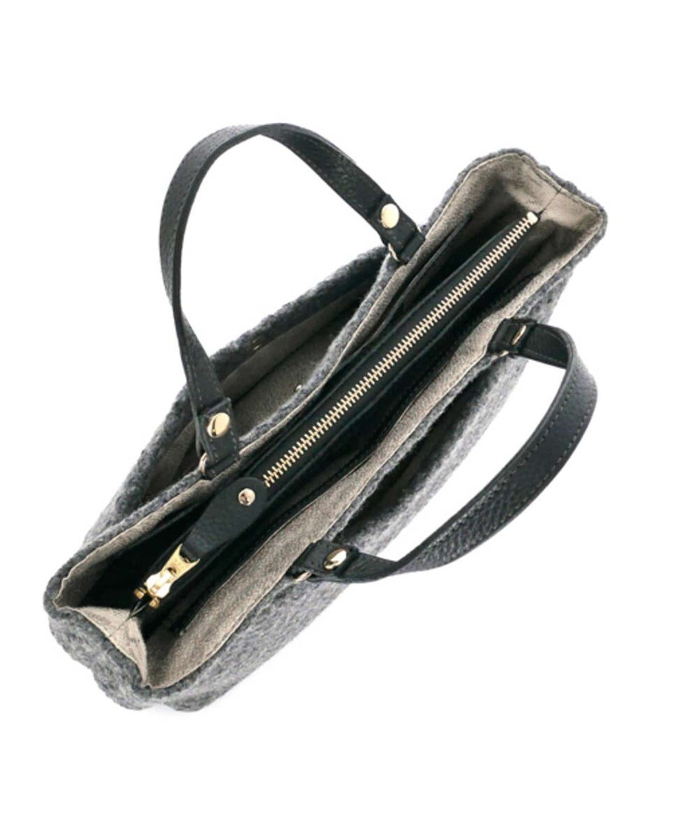 IBIZA ウール/牛革　バッグインバッグ　 