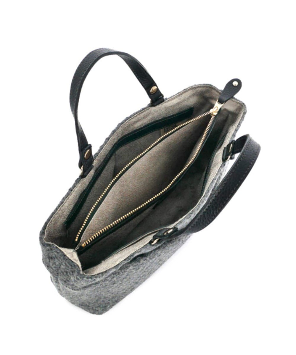 IBIZA ウール/牛革　バッグインバッグ　 
