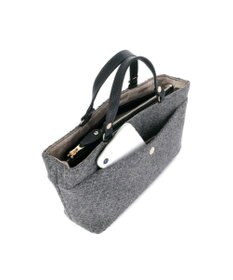 IBIZA ウール/牛革　バッグインバッグ　