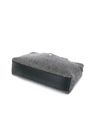 IBIZA ウール/牛革　バッグインバッグ　 濃茶