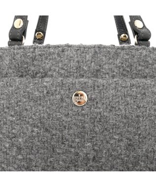 IBIZA ウール/牛革　バッグインバッグ　 濃茶