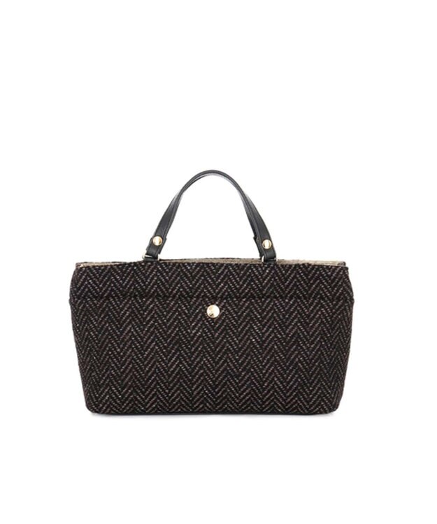 IBIZA ウール/牛革　バッグインバッグ　