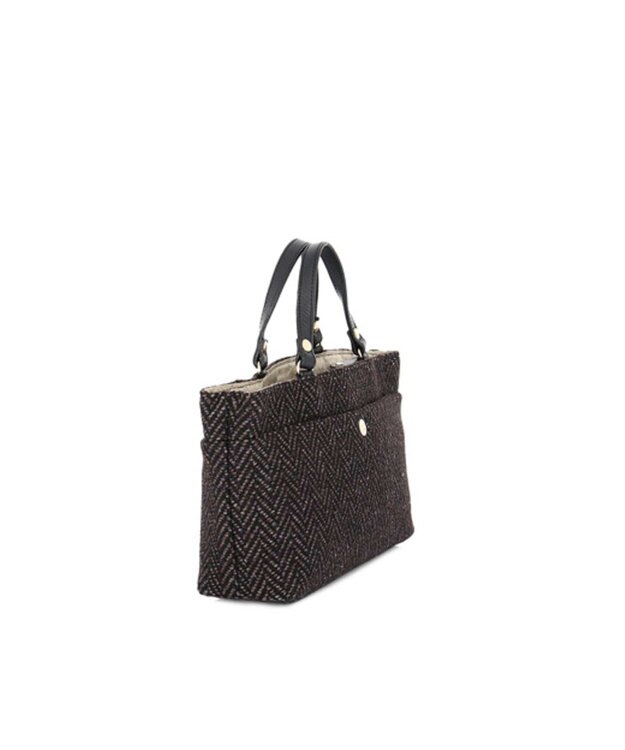 IBIZA ウール/牛革　バッグインバッグ　 濃茶