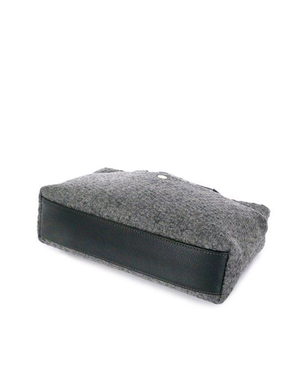 IBIZA ウール/牛革　バッグインバッグ　 濃茶