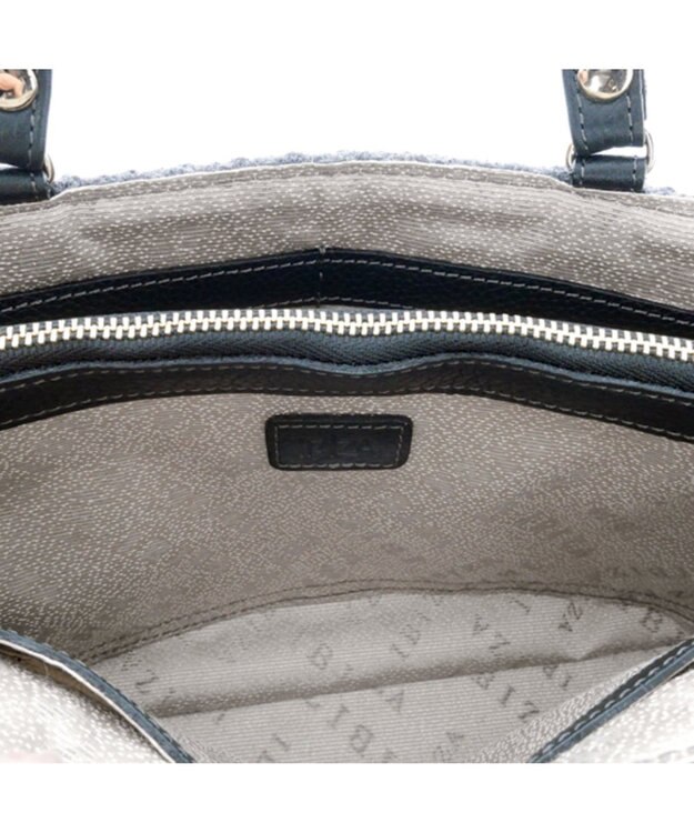 IBIZA ウール/牛革　バッグインバッグ　 濃茶