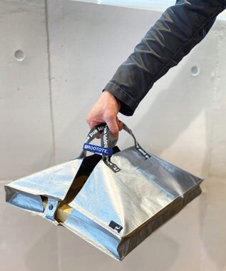 ROOTOTE 6784【TV紹介商品:テイクアウトバッグ】/ テイクアウェイルー.タープ S -A 02：シルバー