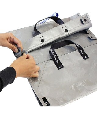 ROOTOTE 6784【TV紹介商品:テイクアウトバッグ】/ テイクアウェイルー.タープ S -A 02：シルバー